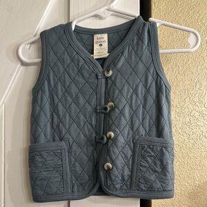 Kate Quinn Quilted Blue Vest